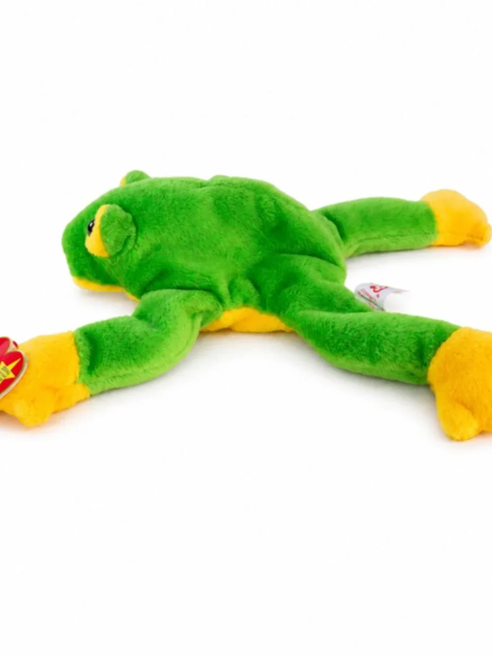 Ty Beanie Baby Smoochy The Frog Tags Attatched